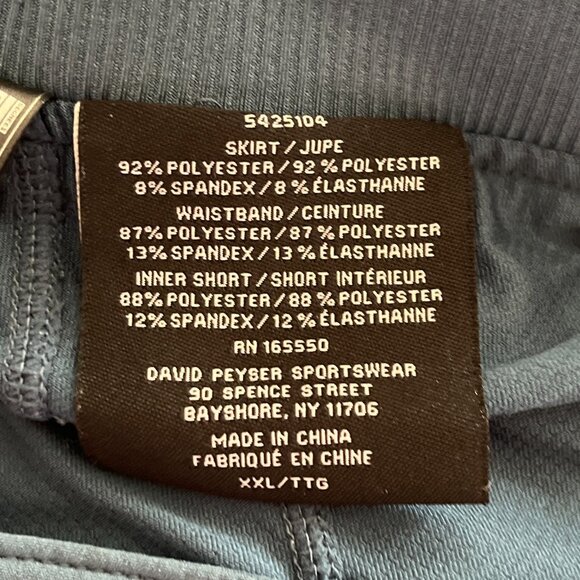 32 Degrees Cool Blue Skort Golf Tennis Pickleball Sporty Casual Women's Size XXL - Picture 5 of 8